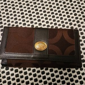 Vintage Coach Large Wallet